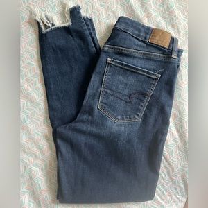 American Eagle Curvy High Rise Crop Jeggins